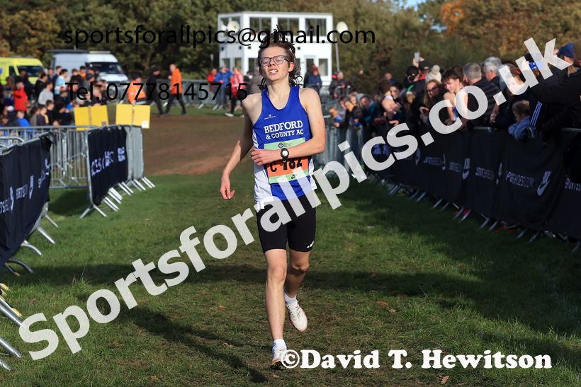 Boys Under-15s 2025 National Cross Country Relays, Berry Hill Park, Mansfield. Photo: David T. Hewitson/Sports for All Pics